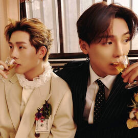 MX's Shownu &amp; Jooheon.